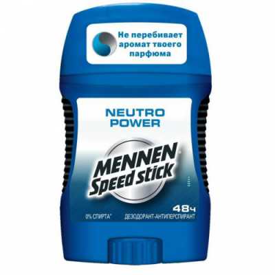 Вы можете заказать Mennen Speed Stick 24/7 Neutro Power без предоплат прямо сейчас